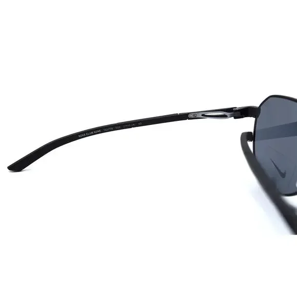 NIKE CLUB NINE DQ0799 BLACK DARK GREY AVIATOR SUNGLASSES - Picture 6 of 7